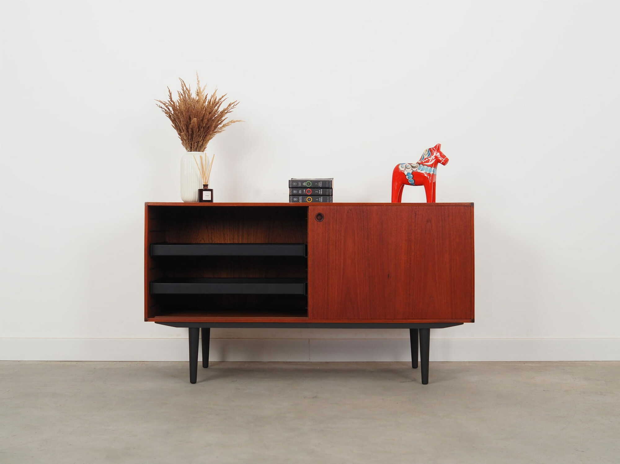Vintage cabinet teak brown 1960s 2