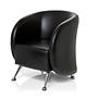 ST. LUCIA Office Chair Faux Leather Black 8