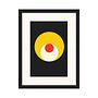 Bauhaus Circles in Circles Art Print with Frame 0
