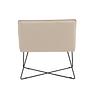 X-Lounge Einzelsofa Samt Beige 6