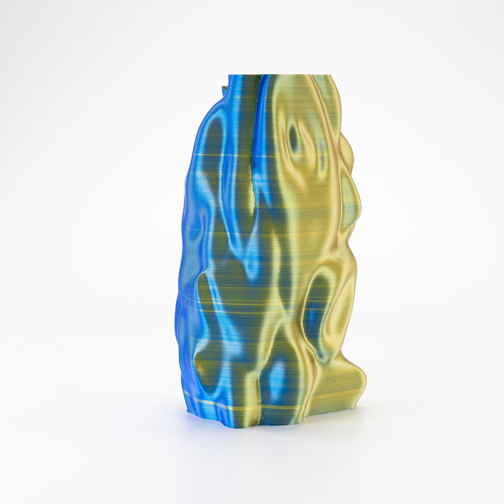 1129-1 Organic Angel Vase Groß Blau 0