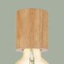 1-light ceiling light wood material light brown 1