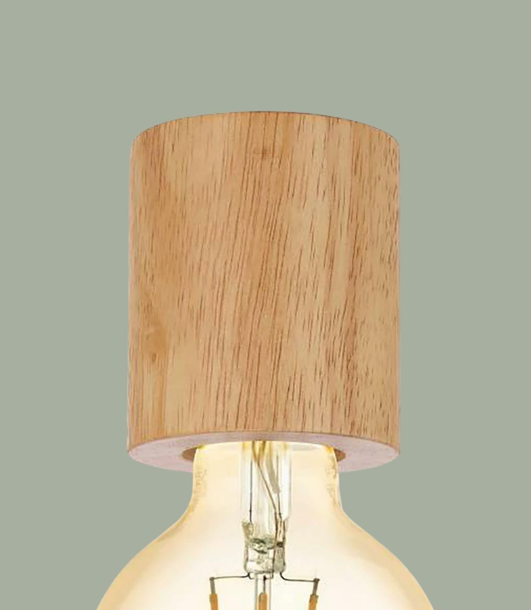 1-light ceiling light wood material light brown 1