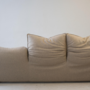 Vintage Vico Magistretti Maralunga Sofa Textil Holz Beige 6