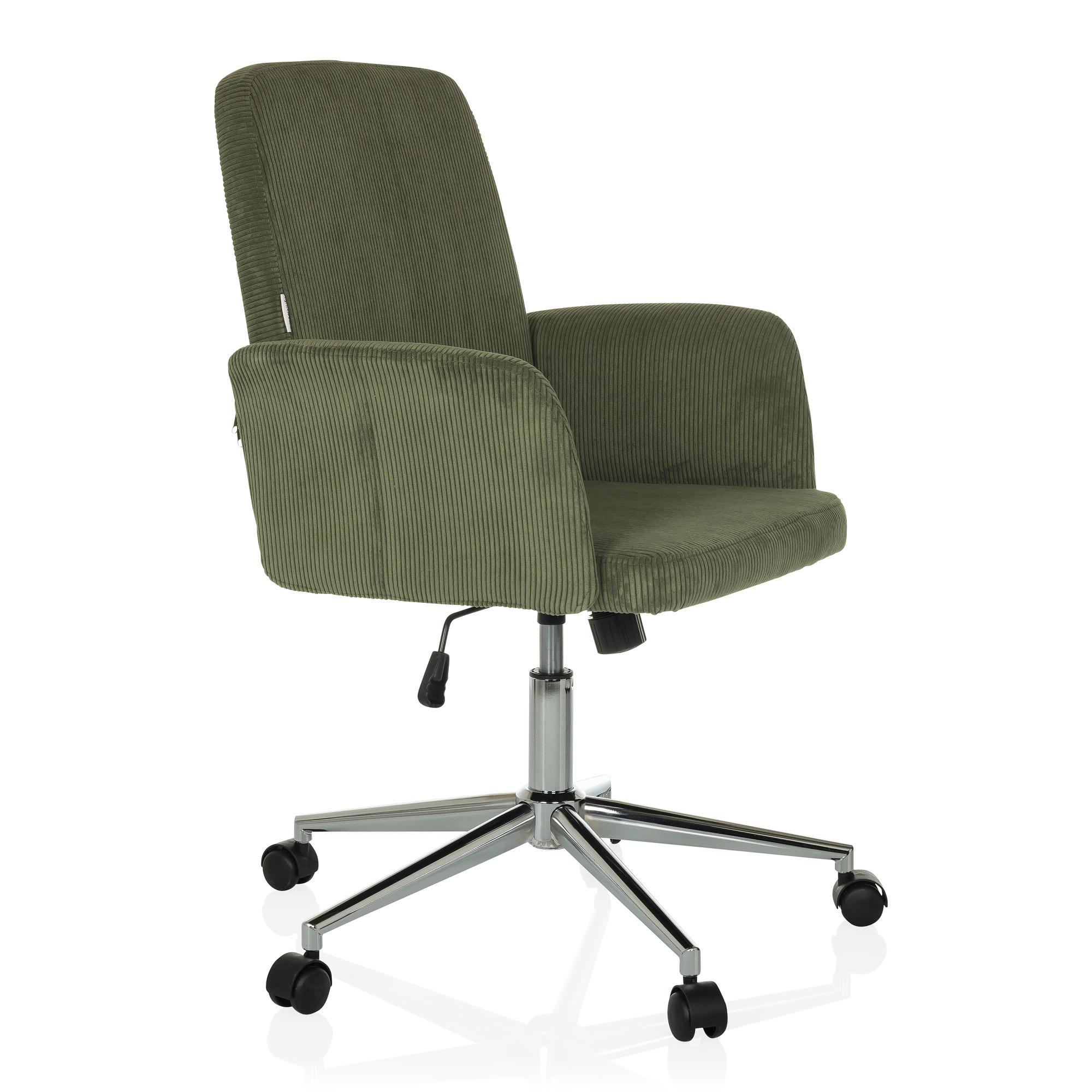 SOLAO CORD Office chair Swivel Cord-look Dark green 2