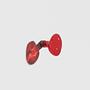 Bubble Coat hook Glass Red 0