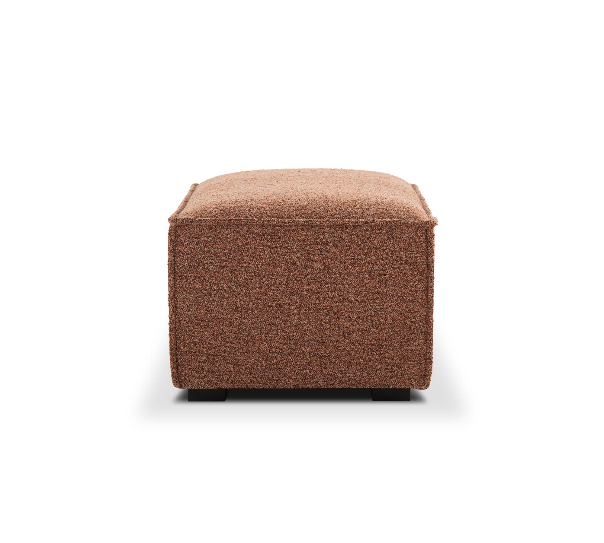 Daphne Fußhocker Modul Pebble Rust 1