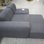 Pyllow Sofa Récamiere Links Strukturgewebe Anthrazit 3