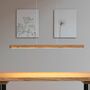 LED-Pendelleuchte Holz Metall 2