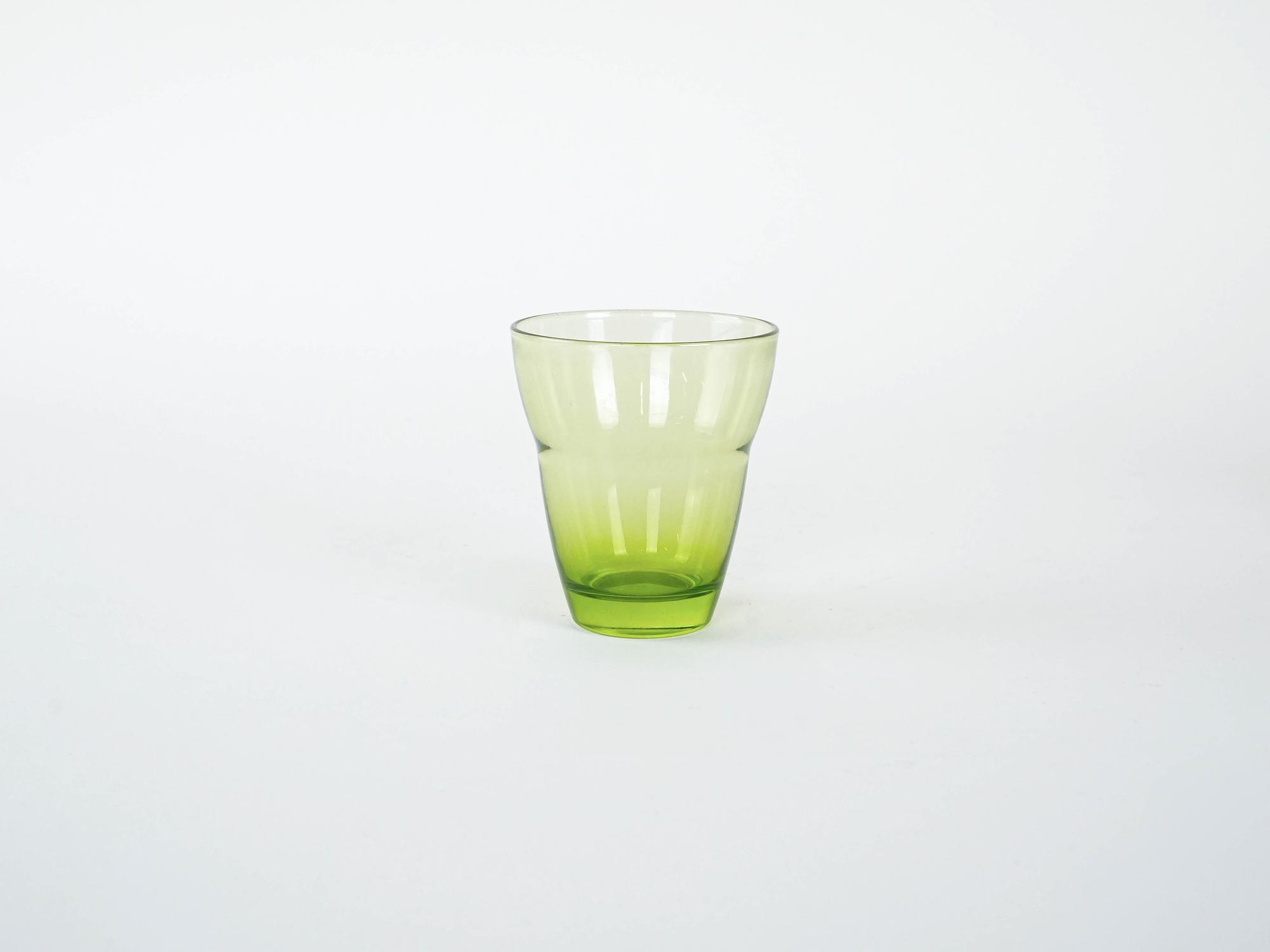 Glassware Set Green 1980s 4