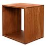 Side table Hawley I Acacia solid wood brown 1