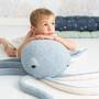 2x Fish, Octopus & Beluga Whale Plush Toy Blue White 1