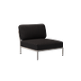 LEVEL Sessel Sooty Grau mit weißem Rahmen 0