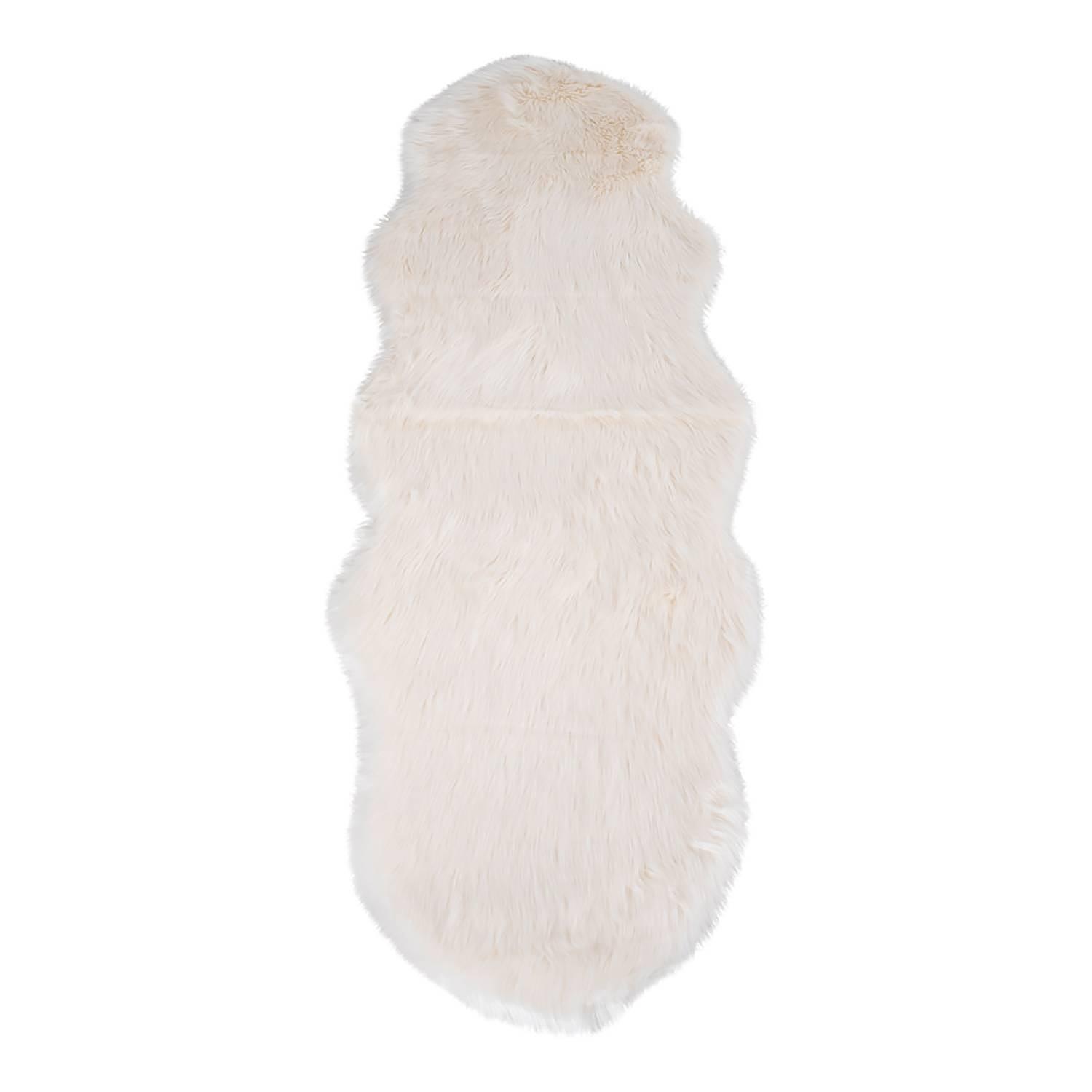 Lambskin Artificial II Fur Rug Cream 0