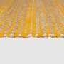 Jute-Chenille-Teppich Equinox Handgewebt Ockergelb 160x230 3