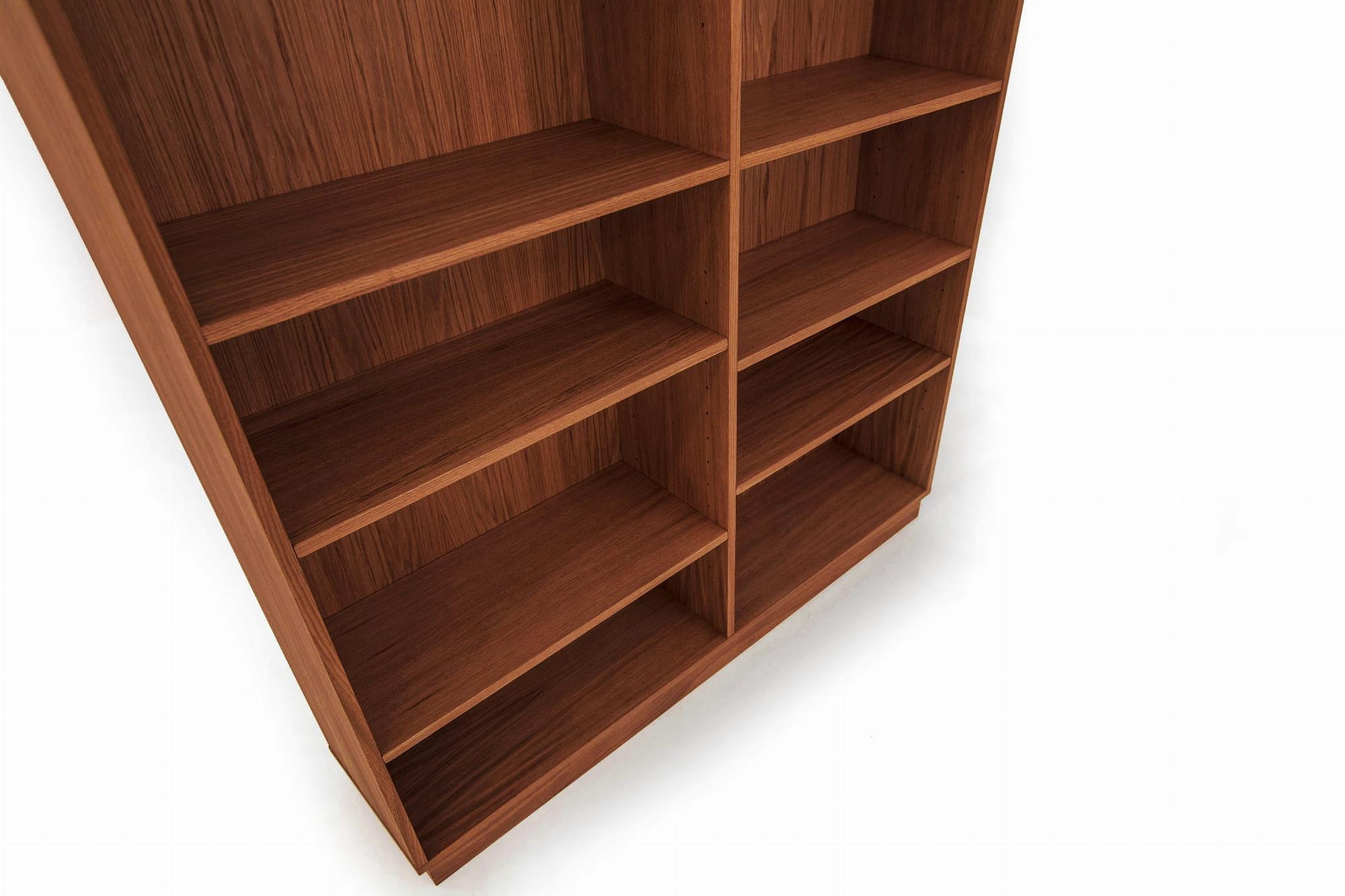 Bücherregal Holz Braun  4