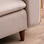 Lungo Ecksofa Creme 5