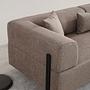 Gio 3-seater sofa brown 6