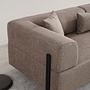 Gio 3-Sitzer Sofa Braun 6