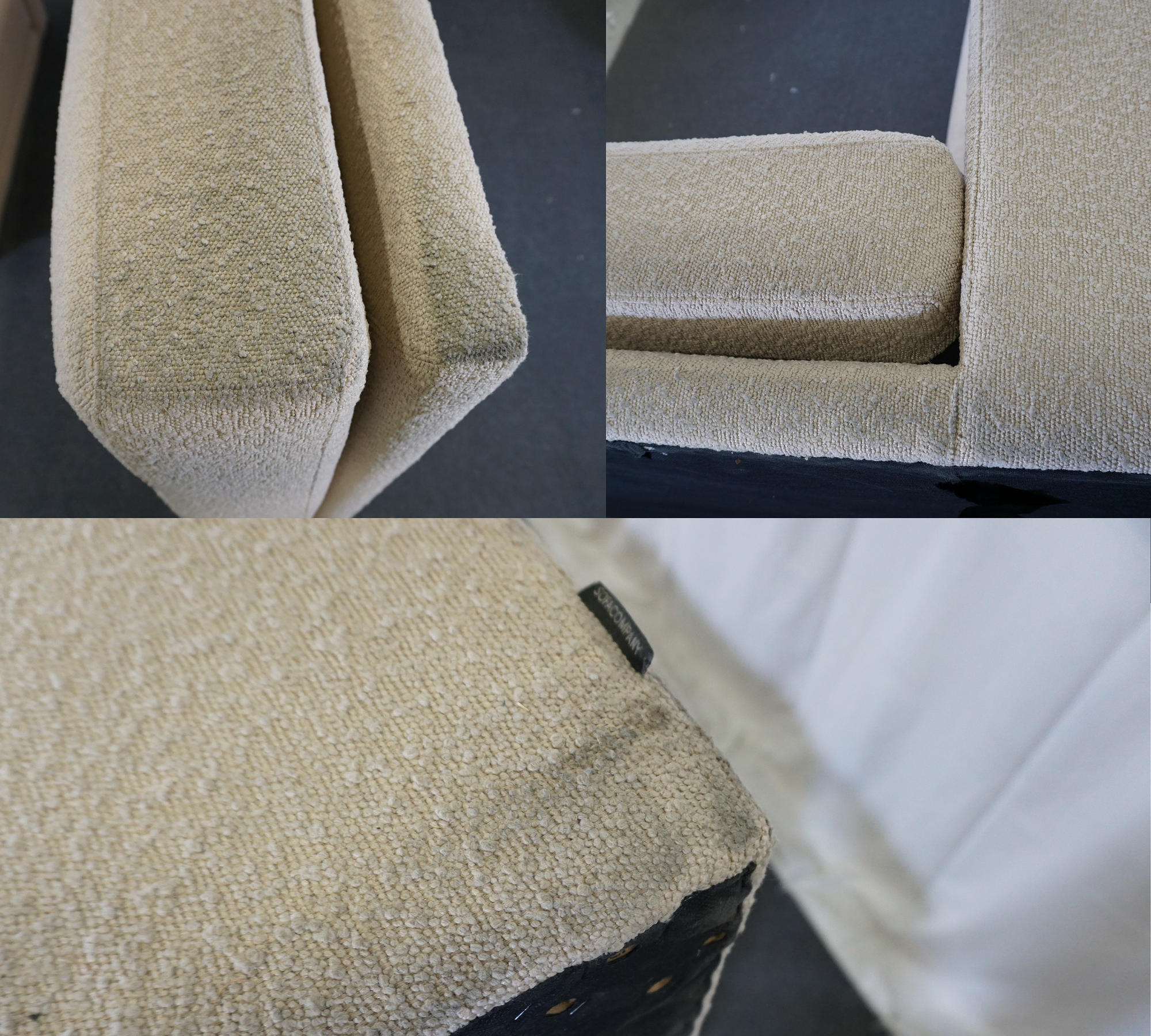 Vincent 1-seater Recamiere Right Pasha Dune 7