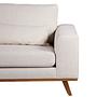 Corner Sofa Japandi 3-Seater Left Fabric Beige 7