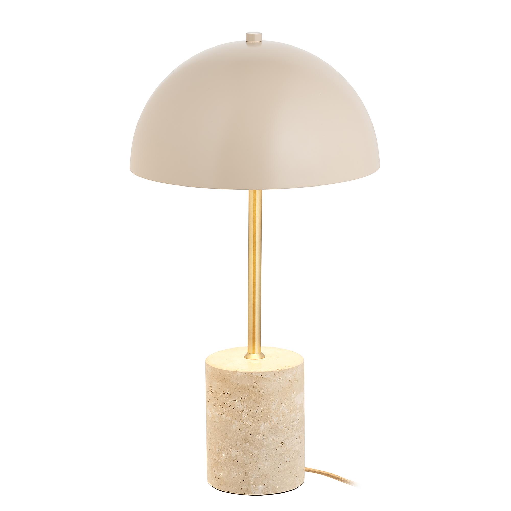 Eliaf Tischleuchte Marmor Creme 1