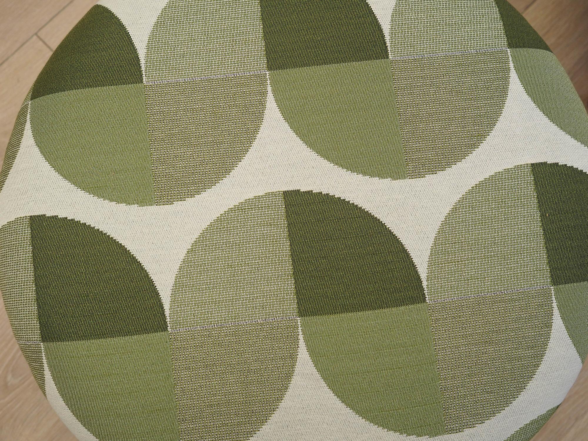 2-piece stool set brown green 1990s 5