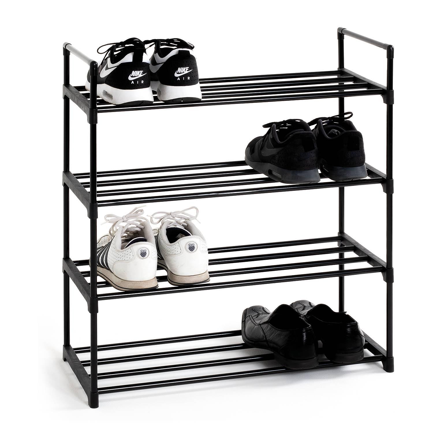 Janek Schuhregal Metall Schwarz 3