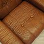 Armchair Leather Brown 1970s 12