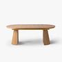 Mana Extendable Dining Table 8-Seater Wood-based Material Natural Oak 210/300x105x76 cm 5