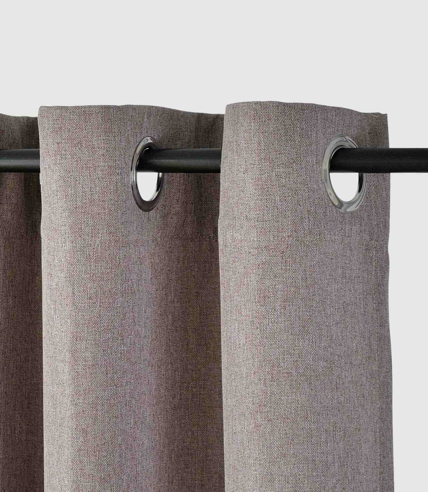 Ösenschal Polyester Braun 1