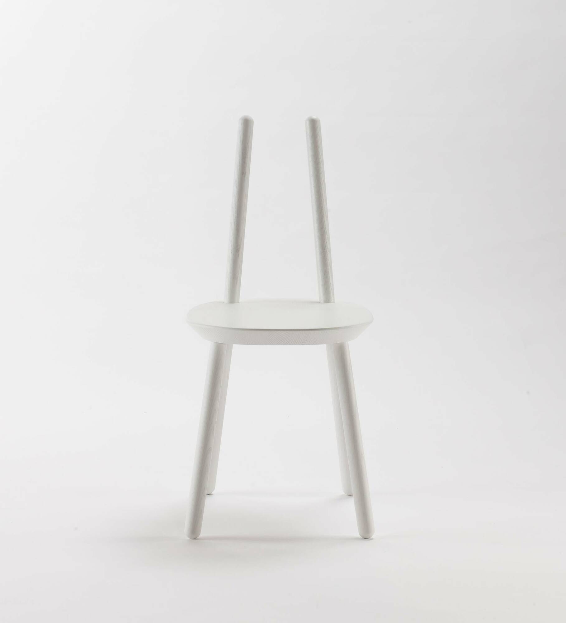 Naive Chair Ash Wood White 5