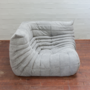 Togo Corner Sofa Fabric Light Grey 1