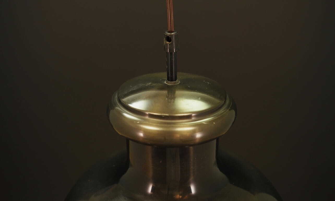 Vintage pendant lamp metallic colors 1970s 4