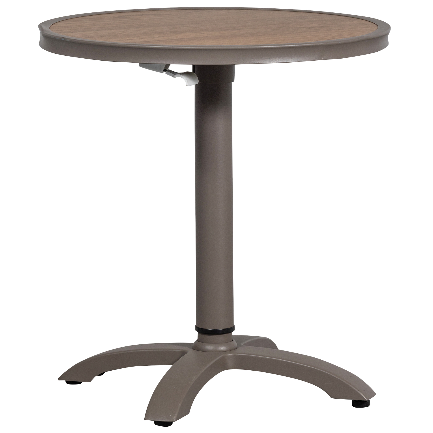 Jeppe Stehtisch Höhenverstellbar Aluminium Braun 4