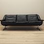 Sofa Leder Braun 1970er Jahre 1