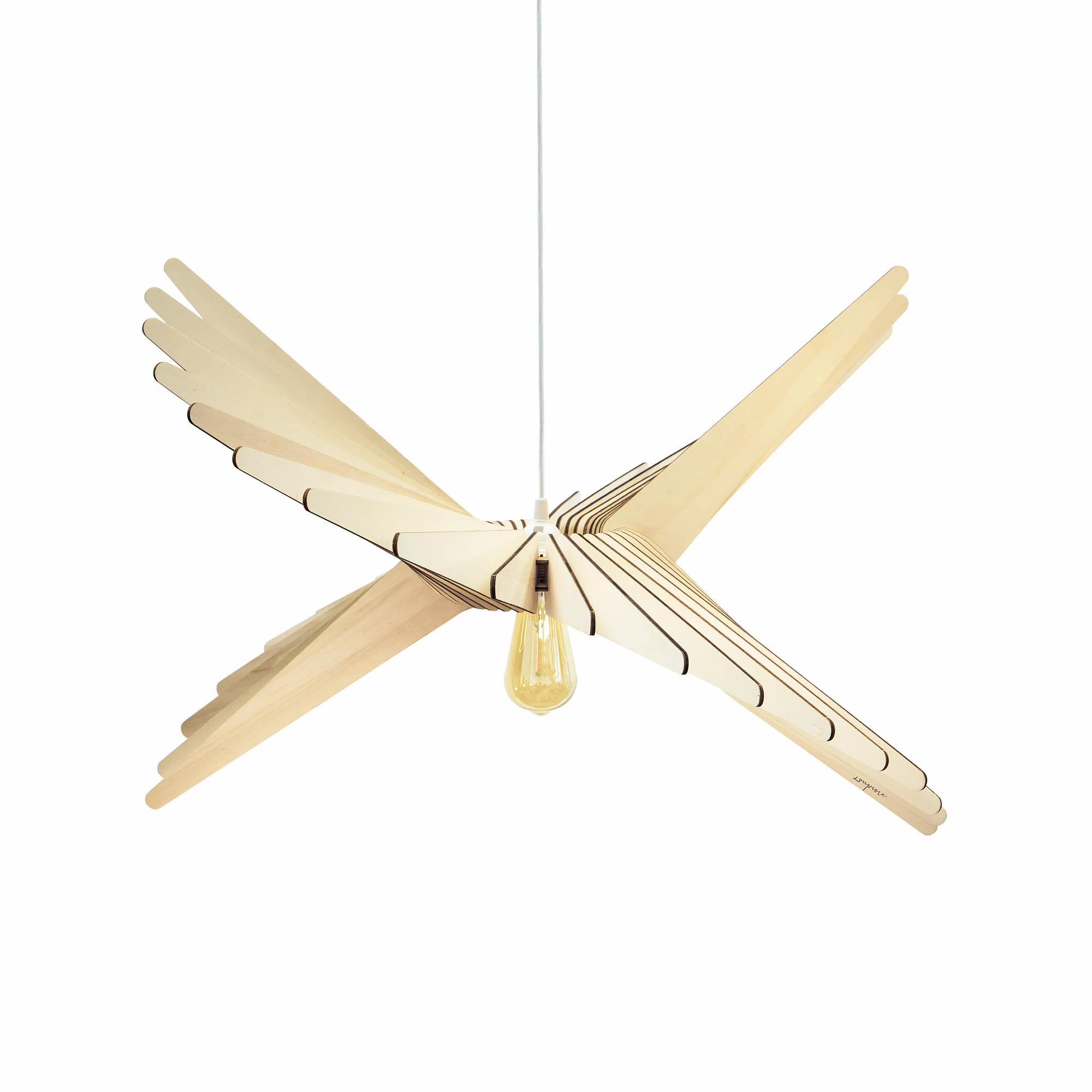 Albatros Pendant Lamp Wood 100cm 7