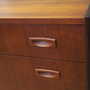 Vintage chest of drawers Teak wood Brown 1970s 9