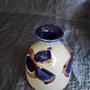 Vintage 82-12 Vase Keramik Blau 3