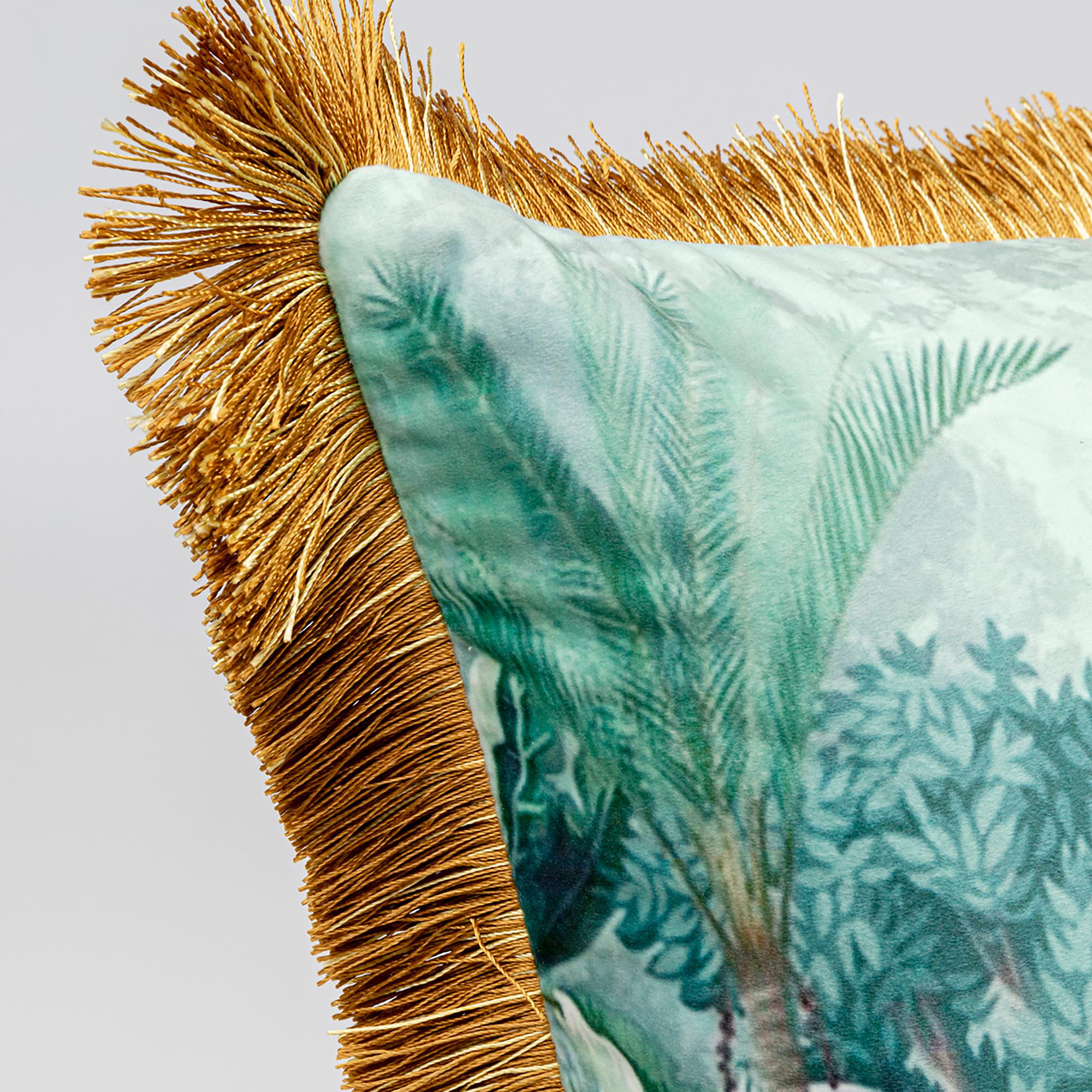 Jungle Tempel Dekokissen Mehrfarbig 2