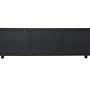 Sideboard Teakholzfurnier Schwarz 0