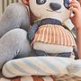 Lun Lun Panda Bear Plush Toy Organic Cotton Multicolored 3