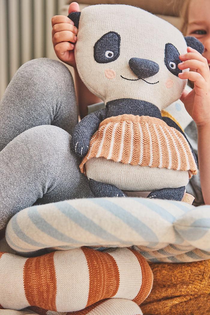 Lun Lun Panda Bear Plush Toy Organic Cotton Multicolored 3