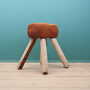 Vintage Turnpferd Braun Leder Holz 100x84x80 cm 1980er Jahre 3