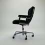 ES 104 Eames Lobby Chair Leder Schwarz 7