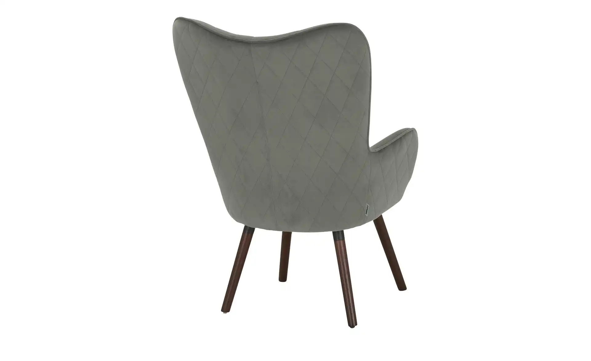 Bridget Sessel Samt Massivholz Violett 3