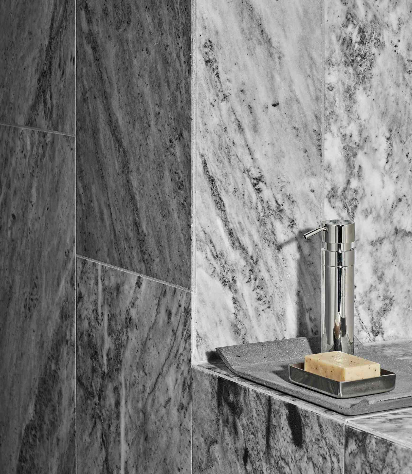 Seifenspender Duo Edelstahl poliert 3