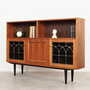Vintage Bookshelf Wood Brown 1970s 3