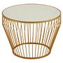 Avantis Runder Beistelltisch Eisen Gold 1