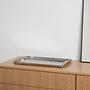 Edelstahltablett Silber 6